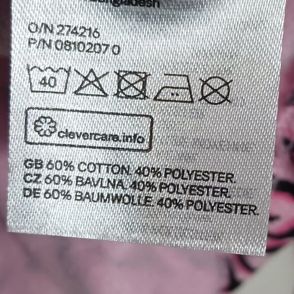 Divided by H&M, Large, Pink/Black Animal Print Sweatshirt with Adjustable Waist - Picture 11 of 13